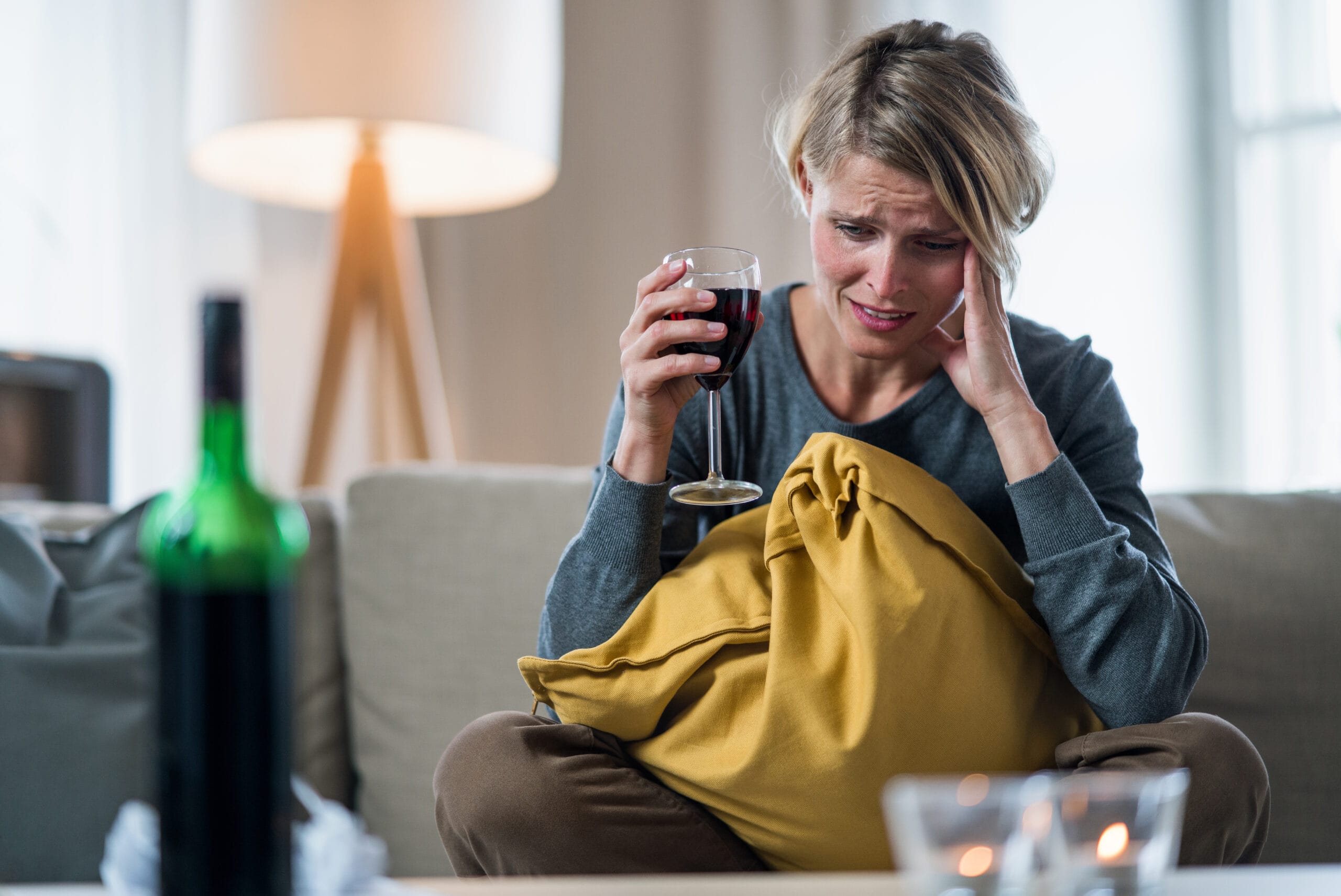 alkoholik z depresją