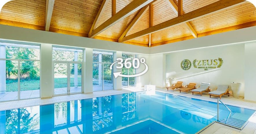Zeus Detox & Rehab kapalı yüzme havuzu