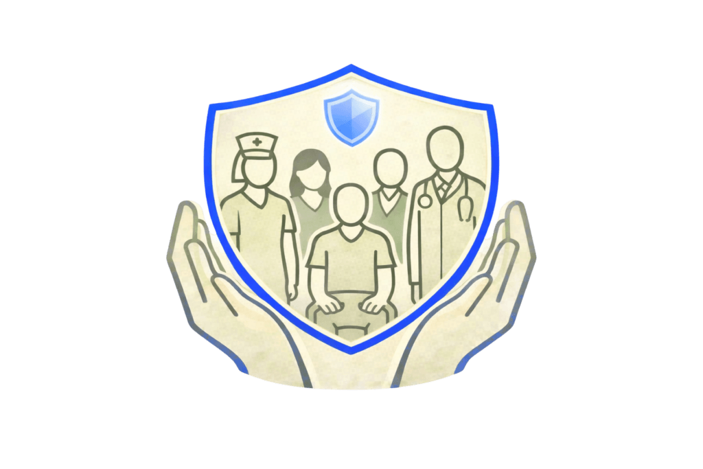 symbol ogólny wielodyscyplinarna opieka kliniczna w trakcie leczenia uzależnienia od stymulantów