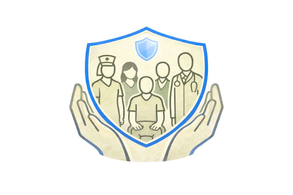 symbol ogólny wielodyscyplinarna opieka kliniczna w trakcie leczenia uzależnienia od kokainy