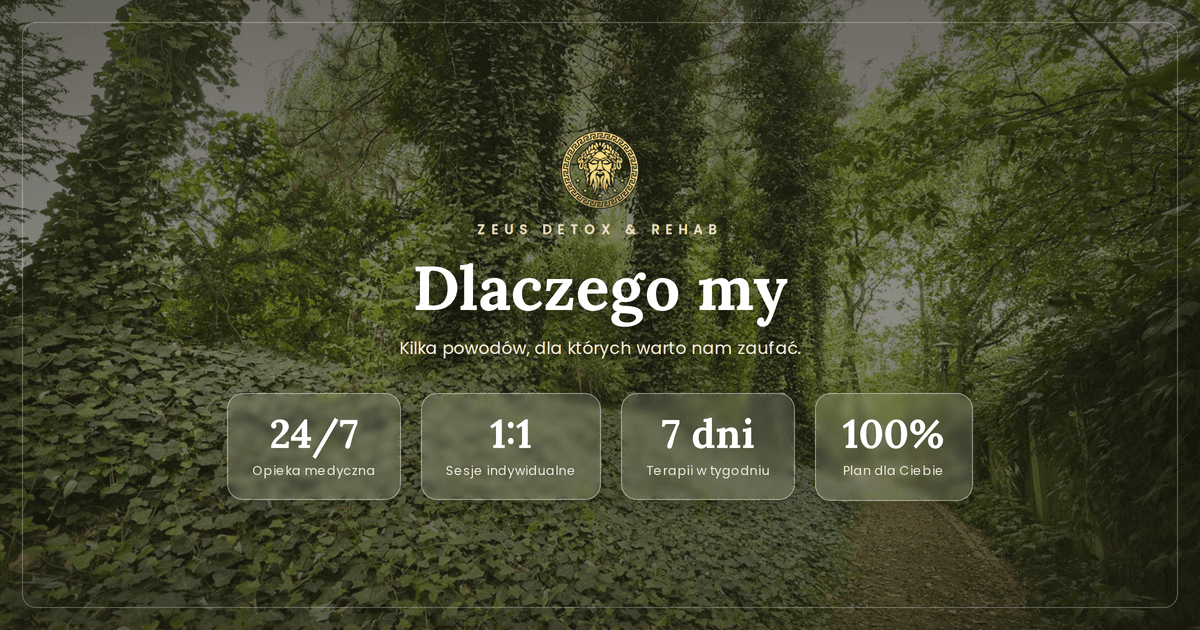 Dlaczego pacjenci wybierają Zeus Detox and Rehab