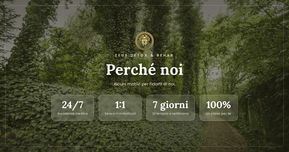 Ragioni per cui i pazienti scelgono Zeus Detox and Rehab