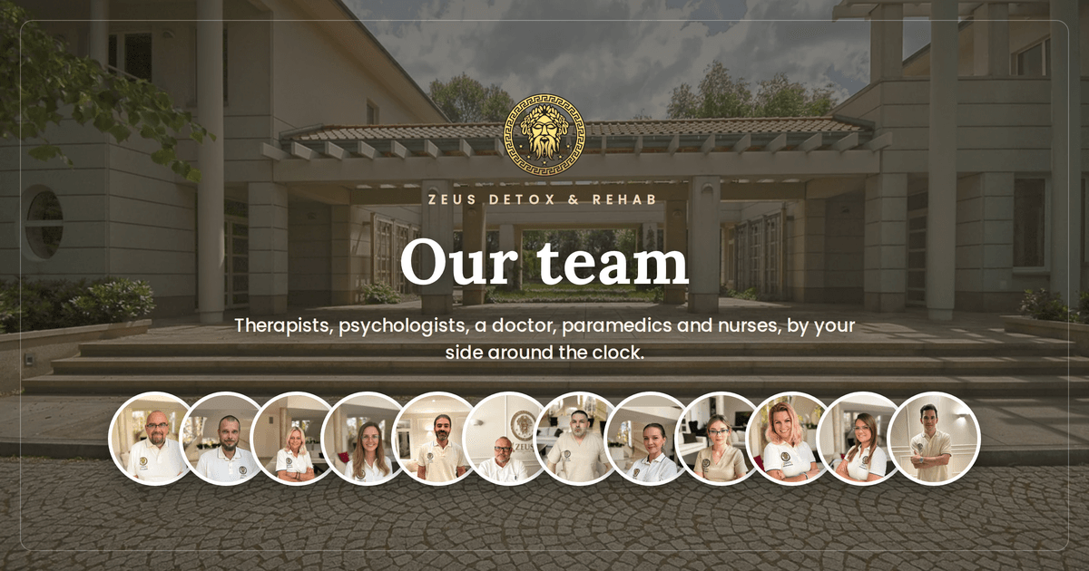 Medical and therapeutic team at Zeus Detox and Rehab