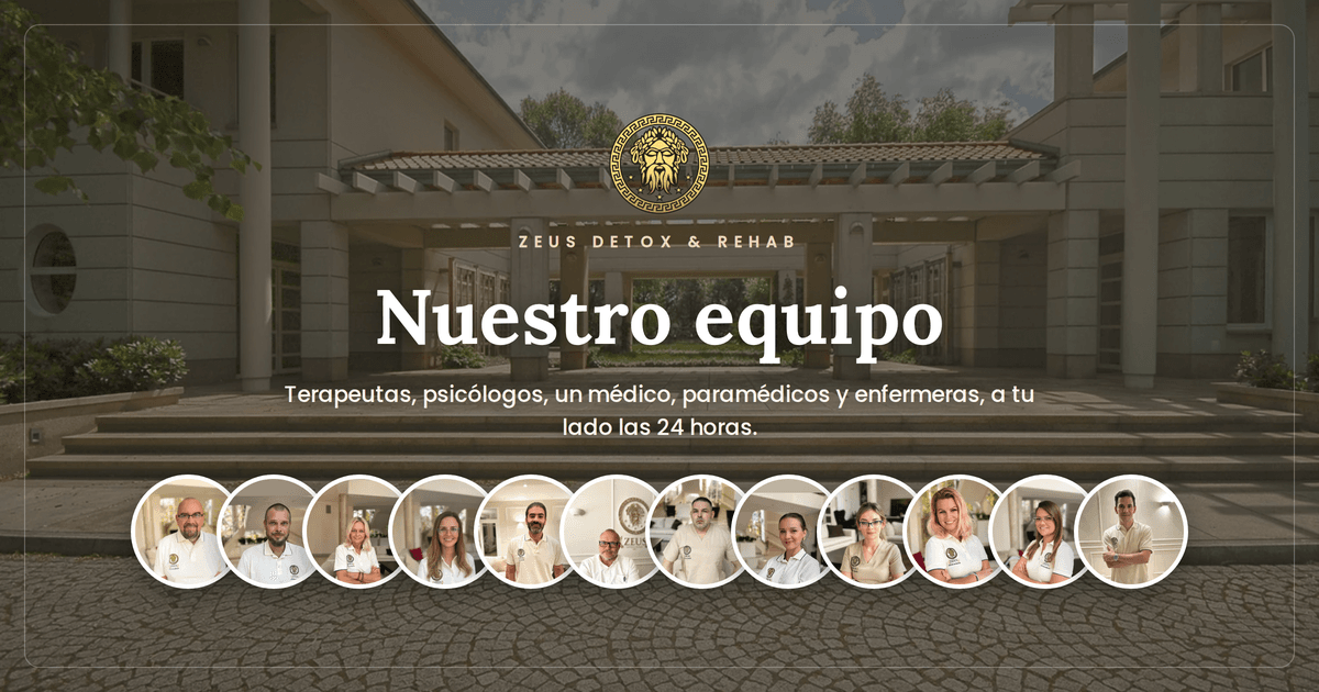 Equipo médico y terapéutico de Zeus Detox and Rehab