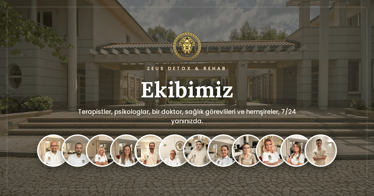 Zeus Detox and Rehab tıbbi ve terapötik ekibi