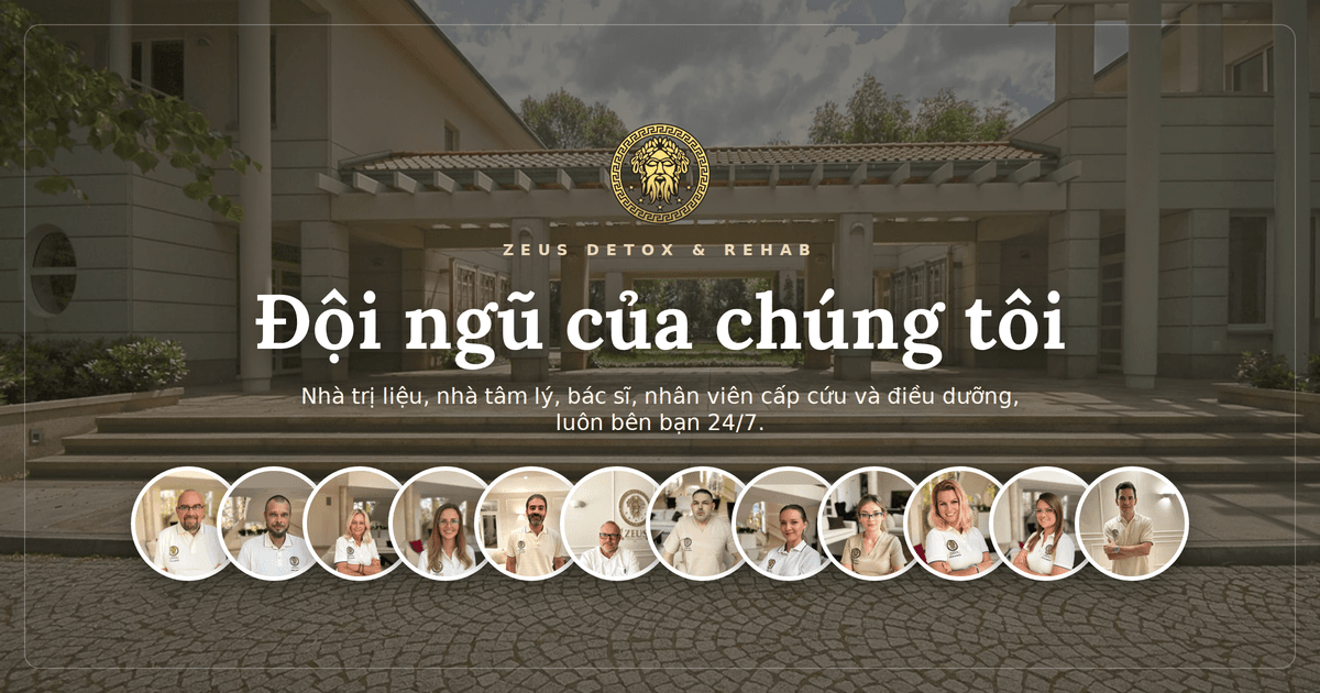 Đội ngũ y khoa và trị liệu của Zeus Detox and Rehab