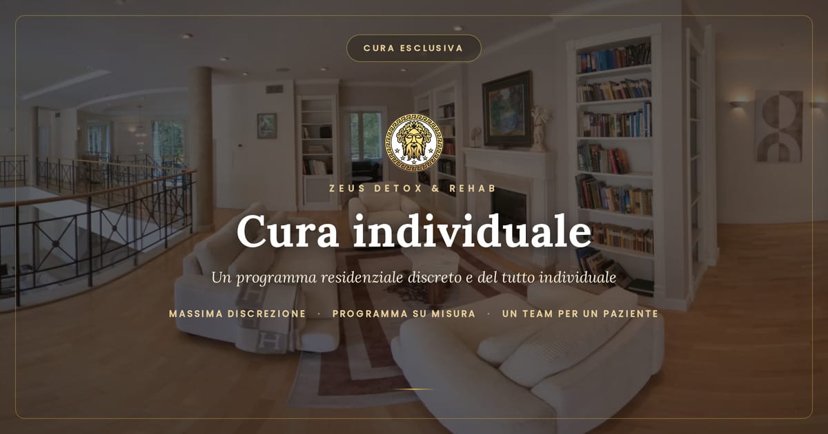 Cura residenziale individuale per un solo paziente, la casa intera riservata a Zeus Detox and Rehab