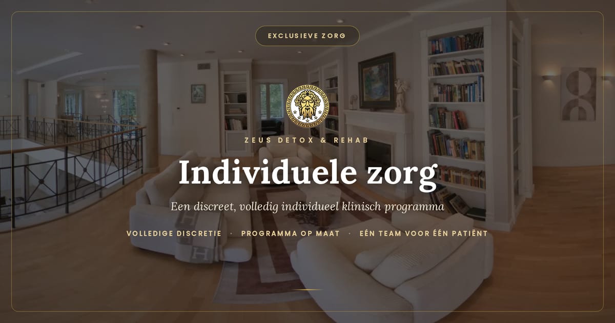 Individuele klinische zorg voor één patiënt bij Zeus Detox and Rehab